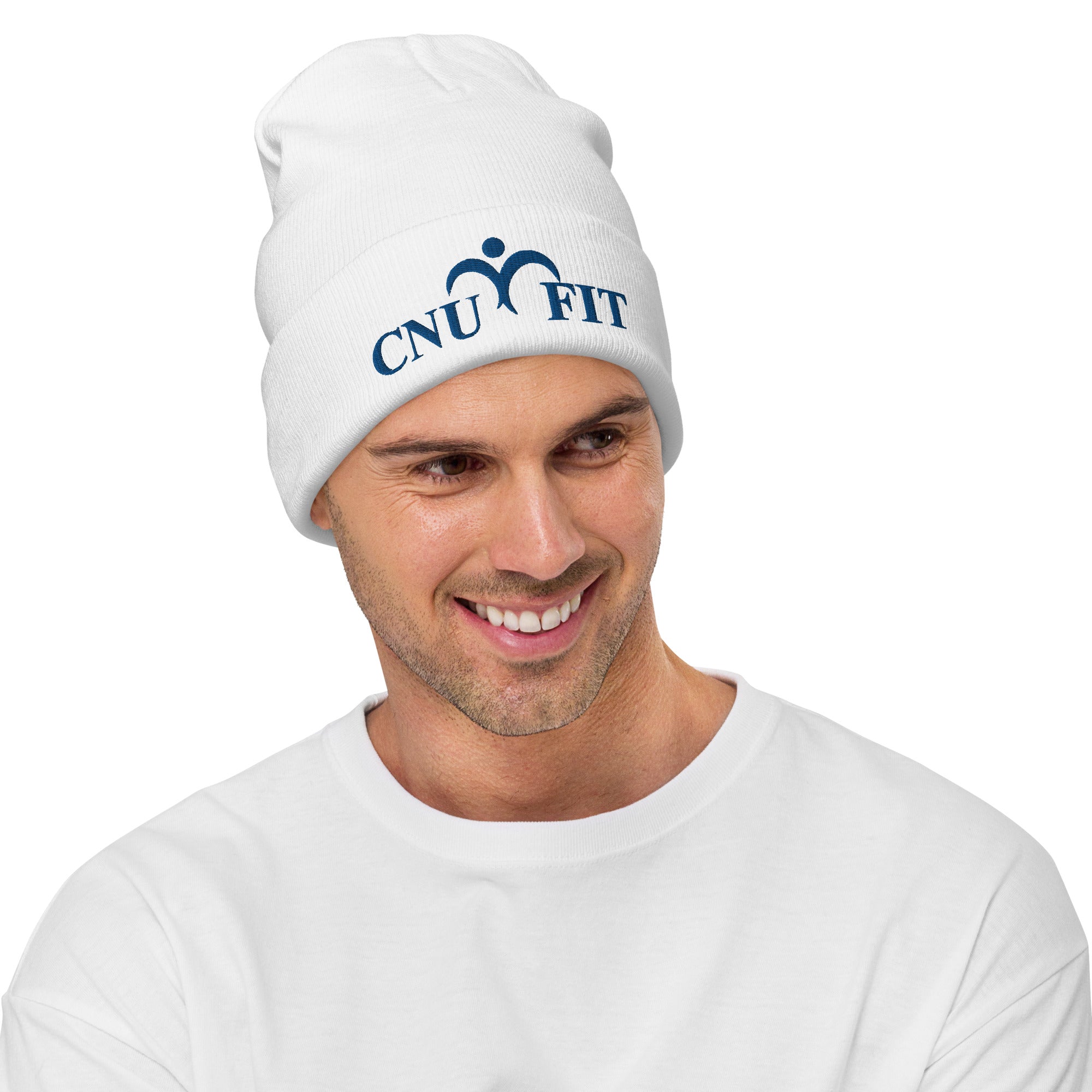 Logo | White | Embroidered Beanie