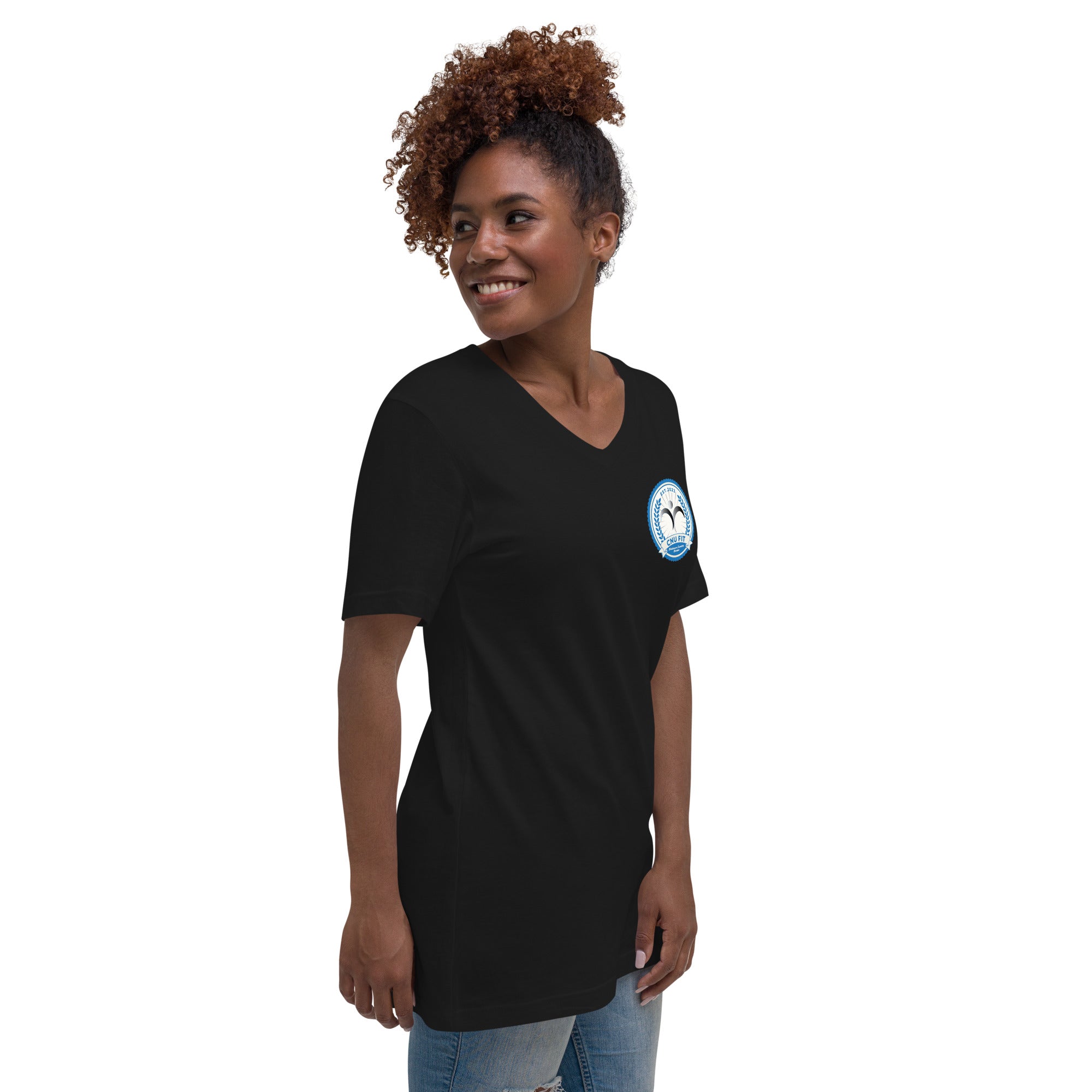 Unisex Short Sleeve V-Neck T-Shirt